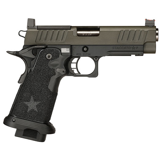 EMG Staccato 2011 P Vollmetall Hand Stippling Grip GBB 6mm BB schwarz - CNC Version Bild 5