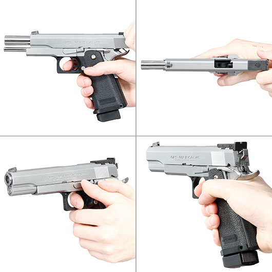 Tokyo Marui Hi-Capa 5.1 Gas-Blow-Back 6mm BB Stainless-Edition Bild 8