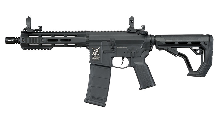Delta Armory M4 AR15 Charlie M-LOK 8 Zoll Eagle ETU Mosfet S-AEG 6mm BB schwarz Bild 2