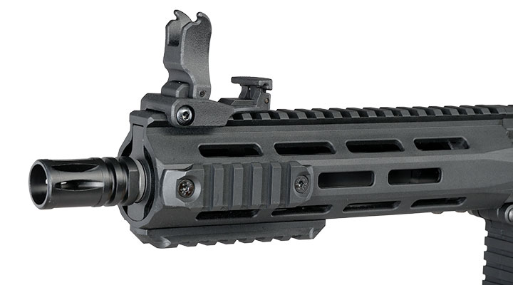 Delta Armory M4 AR15 Charlie M-LOK 8 Zoll Eagle ETU Mosfet S-AEG 6mm BB schwarz Bild 7
