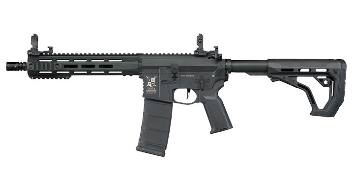 Delta Armory M4 AR15 Charlie M-LOK 10 Zoll Eagle ETU Mosfet S-AEG 6mm BB schwarz Bild 1