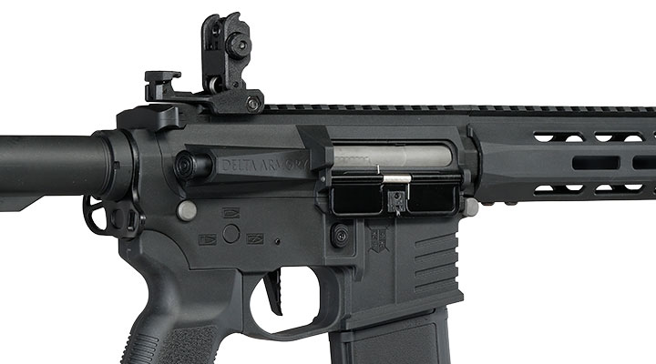 Delta Armory M4 AR15 Charlie M-LOK 10 Zoll Eagle ETU Mosfet S-AEG 6mm BB schwarz Bild 9