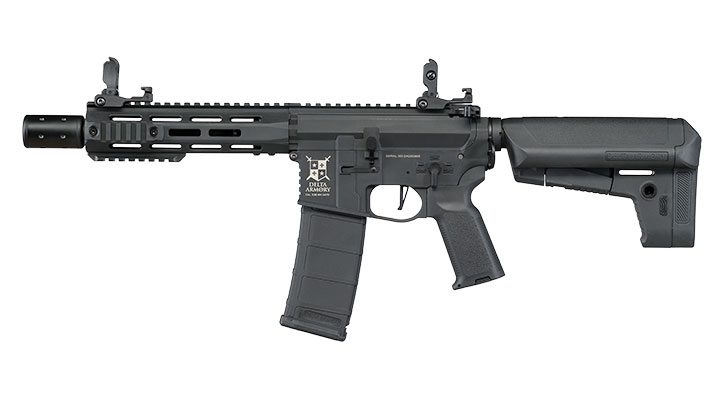 Delta Armory M4 AR15 Charlie M-LOK SilentOps 8 Zoll Komplettset S-AEG 6mm BB schwarz Bild 2