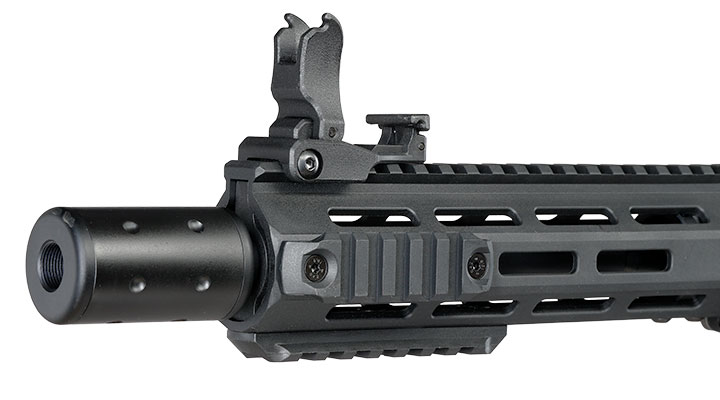 Delta Armory M4 AR15 Charlie M-LOK SilentOps 8 Zoll Komplettset S-AEG 6mm BB schwarz Bild 7