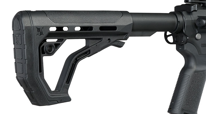 Delta Armory M4 AR15 Charlie M-LOK SilentOps 8 Zoll Eagle ETU Mosfet S-AEG 6mm BB schwarz Bild 10