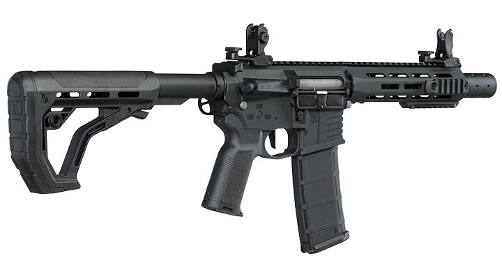 Delta Armory M4 AR15 Charlie M-LOK SilentOps 8 Zoll Eagle ETU Mosfet S-AEG 6mm BB schwarz Bild 4