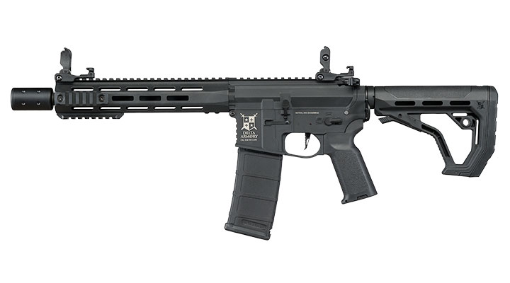 Delta Armory M4 AR15 Charlie M-LOK SilentOps 10 Zoll Eagle ETU Mosfet S-AEG 6mm BB schwarz Bild 2