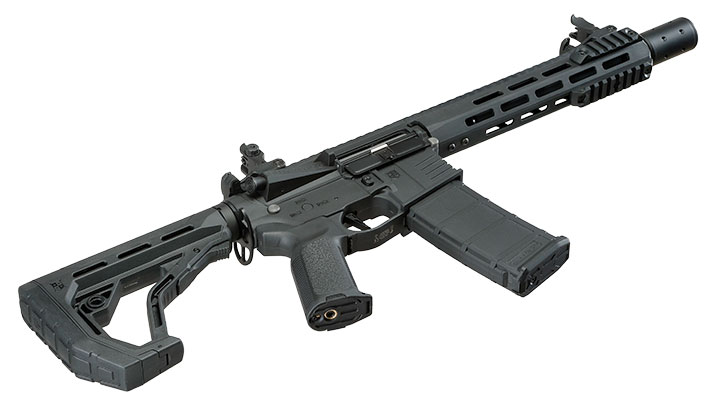 Delta Armory M4 AR15 Charlie M-LOK SilentOps 10 Zoll Eagle ETU Mosfet S-AEG 6mm BB schwarz Bild 5