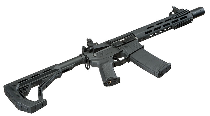 Delta Armory M4 AR15 Charlie M-LOK SilentOps 10 Zoll Eagle ETU Mosfet S-AEG 6mm BB schwarz Bild 6