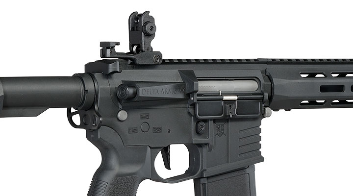 Delta Armory M4 AR15 Charlie M-LOK SilentOps 10 Zoll Eagle ETU Mosfet S-AEG 6mm BB schwarz Bild 9