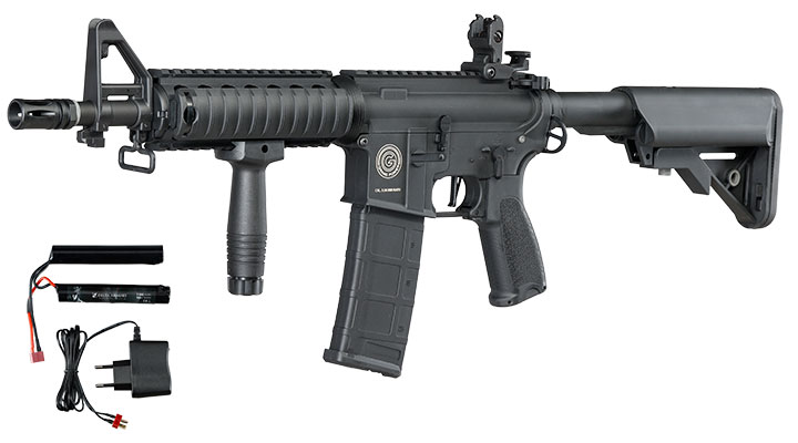 Delta Armory Grand Power M4 CQB-R Charlie Komplettset S-AEG 6mm BB schwarz
