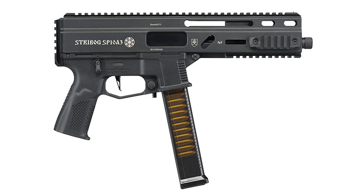 Delta Armory Grand Power Stribog SP10A3 Charlie Eagle ETU Mosfet S-AEG 6mm BB schwarz - Upgraded Version Bild 2