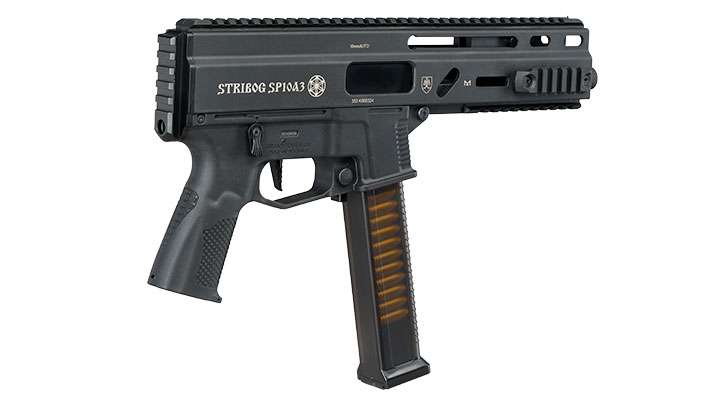 Delta Armory Grand Power Stribog SP10A3 Charlie Eagle ETU Mosfet S-AEG 6mm BB schwarz - Upgraded Version Bild 3