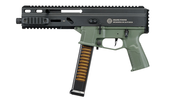 Delta Armory Grand Power Stribog SP10A3 Charlie Eagle ETU Mosfet S-AEG 6mm BB oliv - Upgraded Version Bild 1