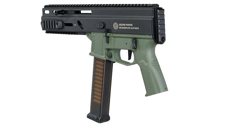 Delta Armory Grand Power Stribog SP10A3 Charlie Eagle ETU Mosfet S-AEG 6mm BB oliv - Upgraded Version Bild 9
