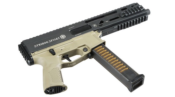 Delta Armory Grand Power Stribog SP10A3 Charlie Eagle ETU Mosfet S-AEG 6mm BB tan - Upgraded Version Bild 4