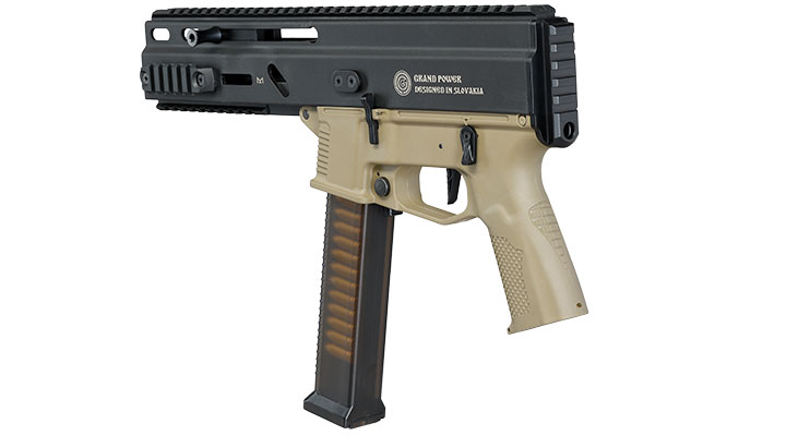 Delta Armory Grand Power Stribog SP10A3 Charlie Eagle ETU Mosfet S-AEG 6mm BB tan - Upgraded Version Bild 9