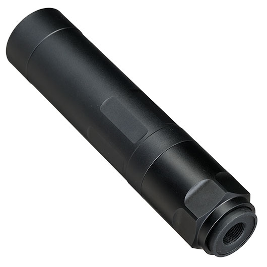PTS Griffin Armament R22 Aluminium Modular Suppressor Taper Mount mit Stealth Stahl Flash-Hider 14mm- schwarz Bild 3