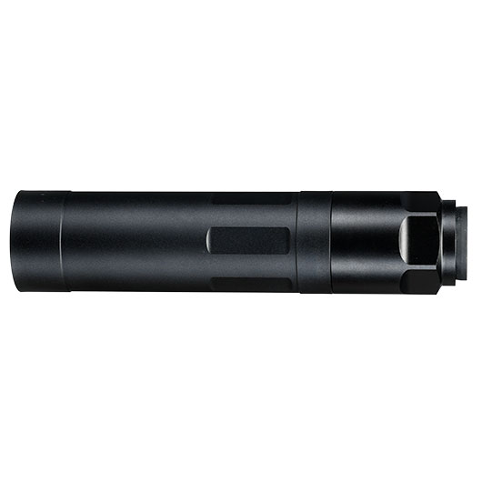 PTS Griffin Armament R22 Aluminium Modular Suppressor Taper Mount mit Stealth Stahl Flash-Hider 14mm- schwarz Bild 5