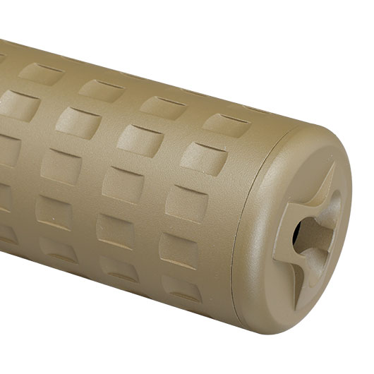 PTS Griffin Armament M4SD-II Aluminium Mock Suppressor Dark Earth Bild 7