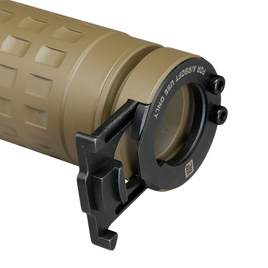 PTS Griffin Armament M4SD-K Aluminium Mock Suppressor Dark Earth Bild 9