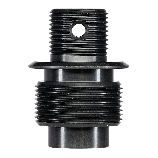 Tokyo Marui Barrel Extension / Silencer Adapter 14mm- schwarz f. TM VSR-10 Bild 4