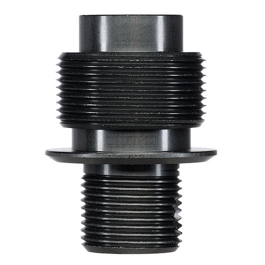 Tokyo Marui Barrel Extension / Silencer Adapter 14mm- schwarz f. TM VSR-10 Bild 5