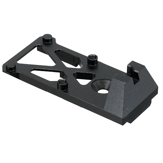 RWA CNC Aluminium RMR Sight Direkthalterung inkl. Visierung vorne schwarz f. TM Hi-Capa 5.1 GBB Serie Bild 4