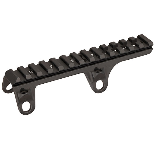 UTG Pro 21mm Aluminium Scope Claw Mount Extended f. MP5 / MP5K Maschinenpistolen schwarz Bild 1