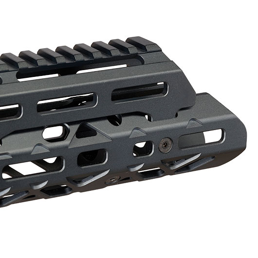 5KU CNC Aluminium Long M-LOK Tactical Handguard f. Tokyo Marui Saiga-12K GBB Shotgun schwarz Bild 9