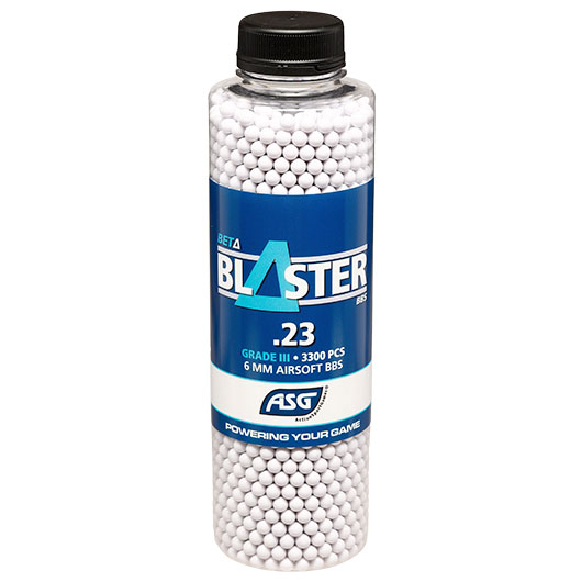 ASG Beta Blaster Grade III Precision BBs 0,23g 3.300er Flasche weiss Bild 3