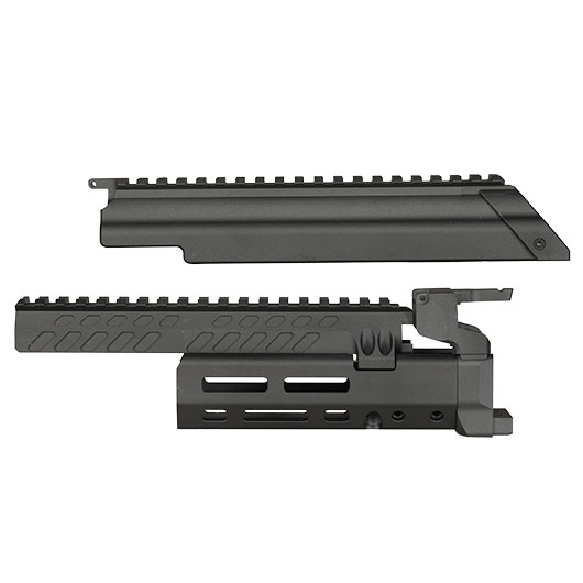 VFC AK74 CNC Aluminium Tactical Conversion Kit 5,5 Zoll Version f. VFC AK74M GBB Gewehre schwarz Bild 1