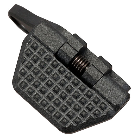 TTI Airsoft CNC Aluminium Folding Daumenauflage links f. AAP-01/C GBB Pistolen schwarz Bild 2