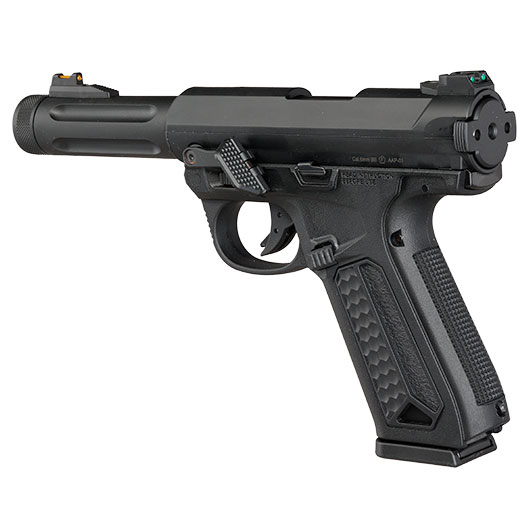 TTI Airsoft CNC Aluminium Folding Daumenauflage links f. AAP-01/C GBB Pistolen schwarz Bild 7