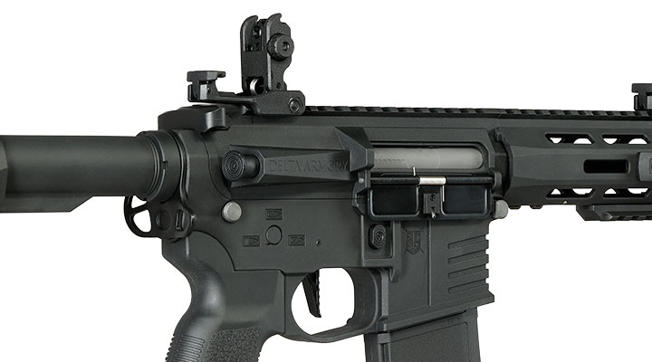Delta Armory M4 AR15 Charlie M-LOK 6,5 Zoll Eagle ETU Mosfet S-AEG 6mm BB schwarz Bild 9