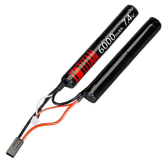 Titan Li-Ion Akku 7.4V 6000mAh 16C Nunchuck-Type mit Mini-Tam Anschluss Bild 1