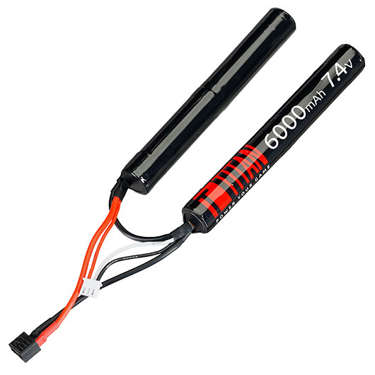 Titan Li-Ion Akku 7.4V 6000mAh 16C Nunchuck-Type mit Deans Anschluss Bild 1