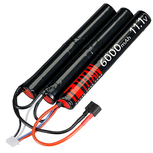 Titan Li-Ion Akku 11.1V 6000mAh 16C Tri-Nunchuck Type mit Deans Anschluss