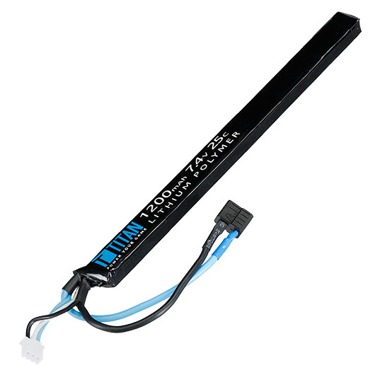 Titan LiPo Akku 7.4V 1200mAh 25C AK Stick-Type mit Deans Anschluss