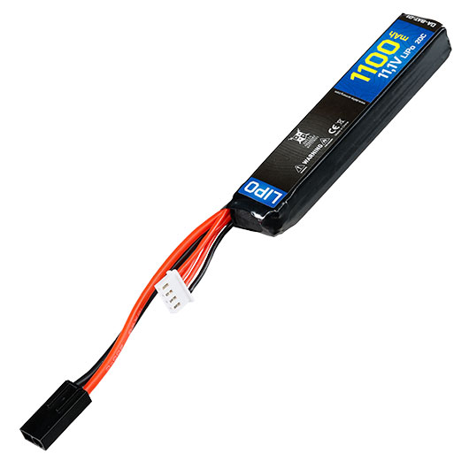 Delta Armory LiPo Akku 11,1V 1100mAh 20C Stock-Tube Type m. Mini-Tam Anschluss Bild 1