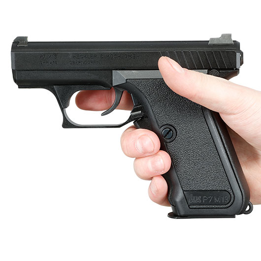 Heckler & Koch HK P7 M13 Airsoftpistole Vollmetall GBB 6mm BB schwarz Bild 3