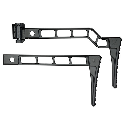 Delta Armory Grand Power Aluminium Minimalist Klappschaft Set f. Stribog SP10A3 Serie schwarz Bild 5