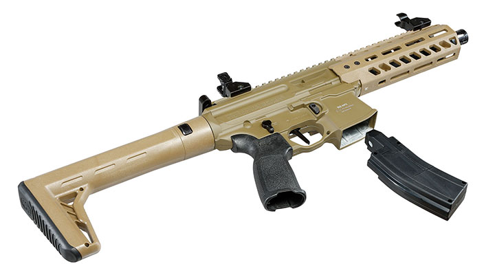 SIG Sauer MPX Gen 2 CO2 Luftgewehr 4,5 mm Diabolo Set inkl. Diabolos und 88g CO2 Bild 10