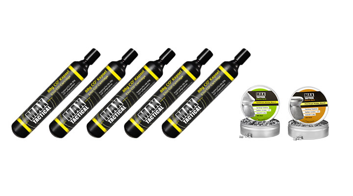 SIG Sauer MPX Gen 2 CO2 Luftgewehr 4,5 mm Diabolo Set inkl. Diabolos und 88g CO2 Bild 11