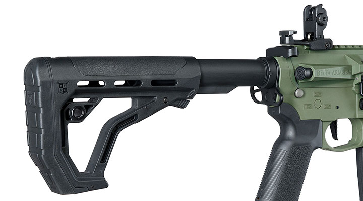 Delta Armory M4 AR15 Charlie M-LOK 6,5 Zoll Eagle ETU Mosfet S-AEG 6mm BB oliv Bild 10