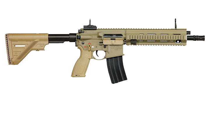 Heckler & Koch HK416 A5 Sportsline EyeTrace Airsoft ECU-Mosfet S-AEG 6mm BB gr�nbraun Bild 3