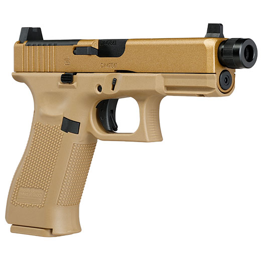 Glock 19X MOS Airsoft mit Metallschlitten CO2 BlowBack 6mm BB coyote Bild 9