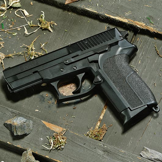 Cybergun / AWC Swiss Arms MILE mit Metallschlitten GBB 6mm BB schwarz Bild 1