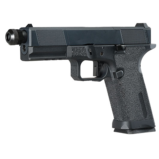 EMG / Salient Arms Int. BLU Utility Optic Ready Threaded Barrel mit Metallschlitten GBB 6mm BB Blackout schwarz