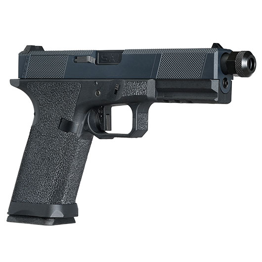 EMG / Salient Arms Int. BLU Utility Optic Ready Threaded Barrel mit Metallschlitten GBB 6mm BB Blackout schwarz Bild 9